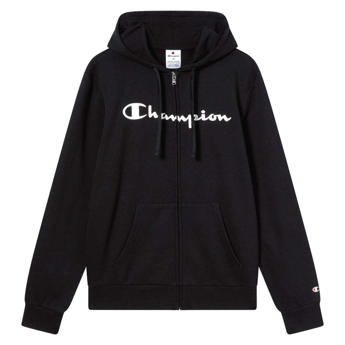 CHAMPION FZ HOODIE SWEATSHIRT - Nero - vista 3