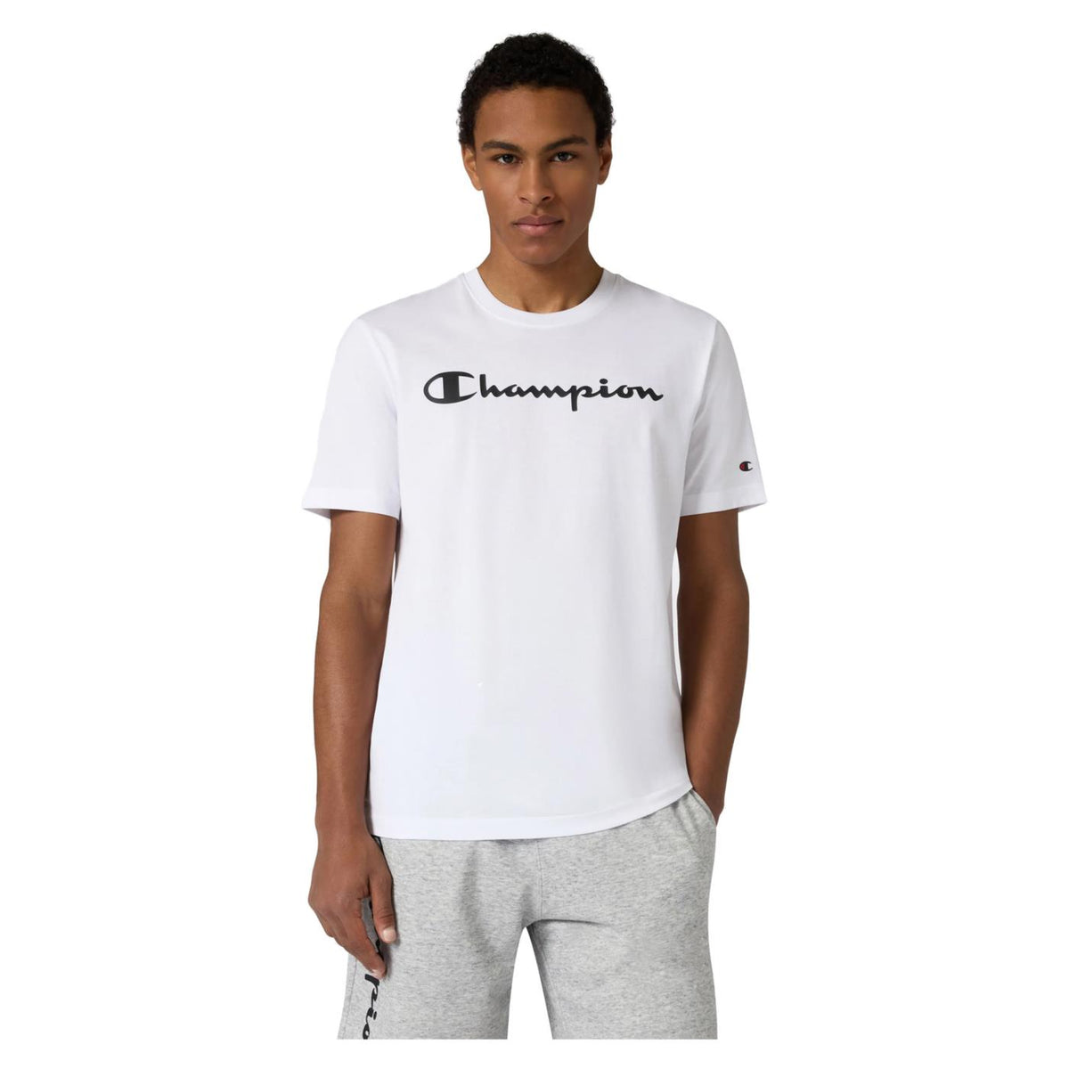 CHAMPION M SHORT SLEEVE TEE - Bianco - immagine principale