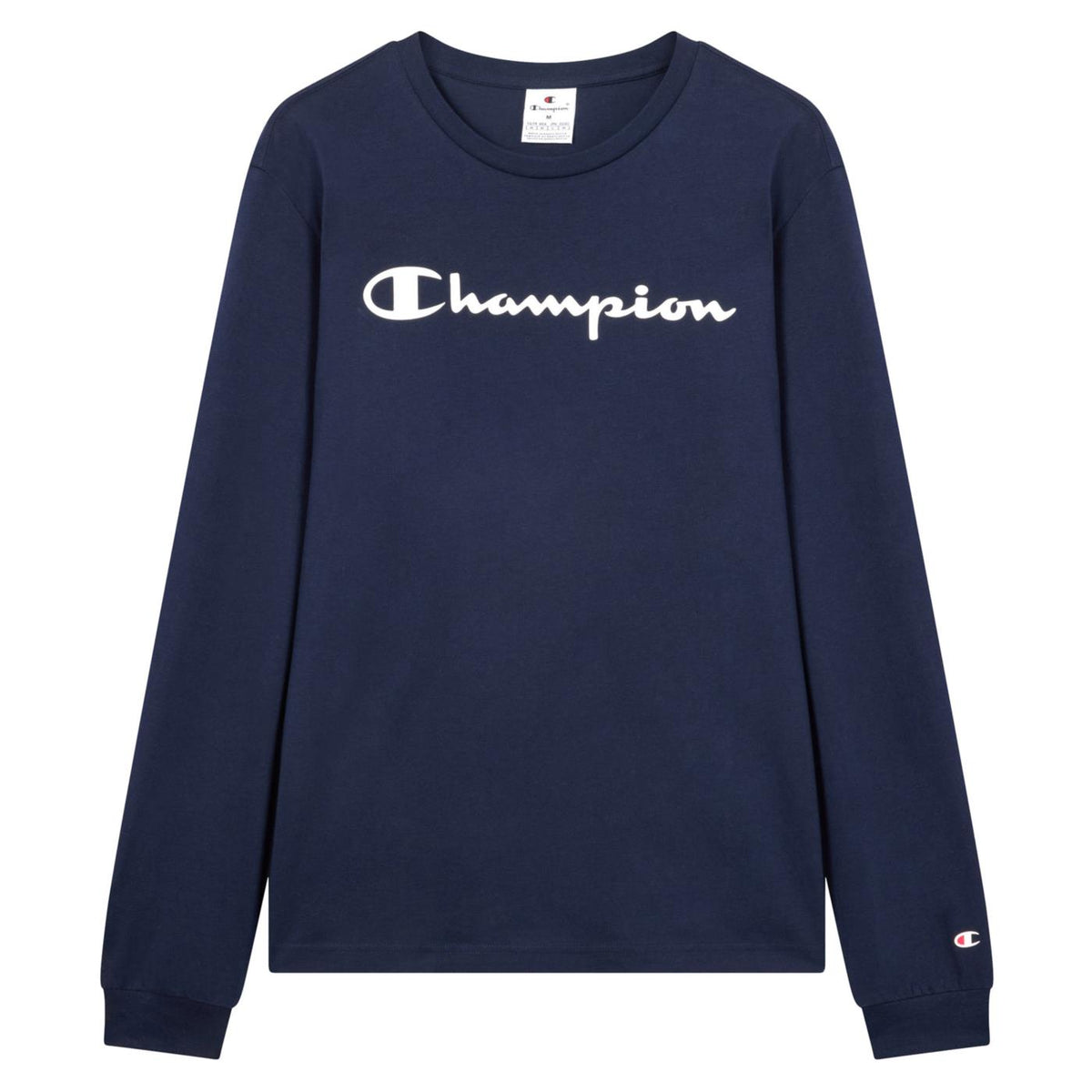CHAMPION M LONG SLEEVE TEE - Blu - vista 3