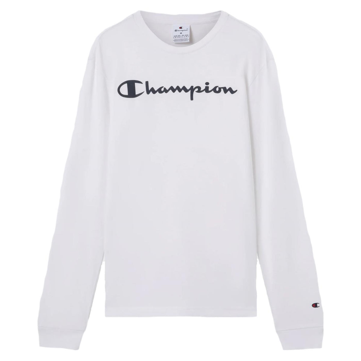 CHAMPION M LONG SLEEVE TEE - Bianco - vista 3