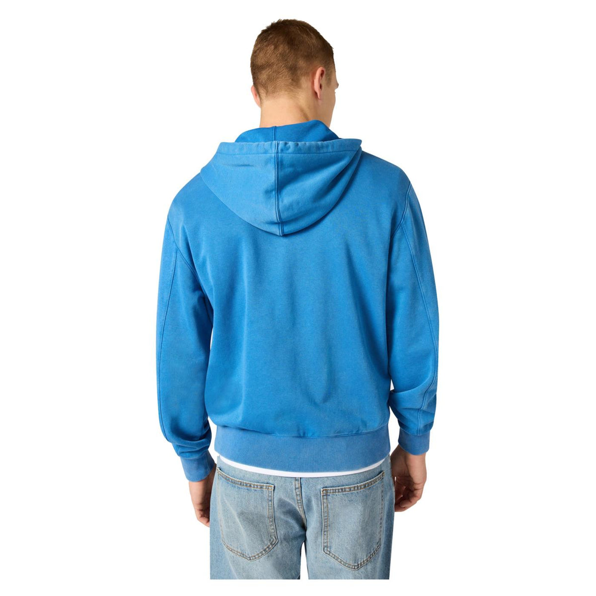 CHAMPION M HOODED FZ SWEATSHIRT - Azzurro - vista 2