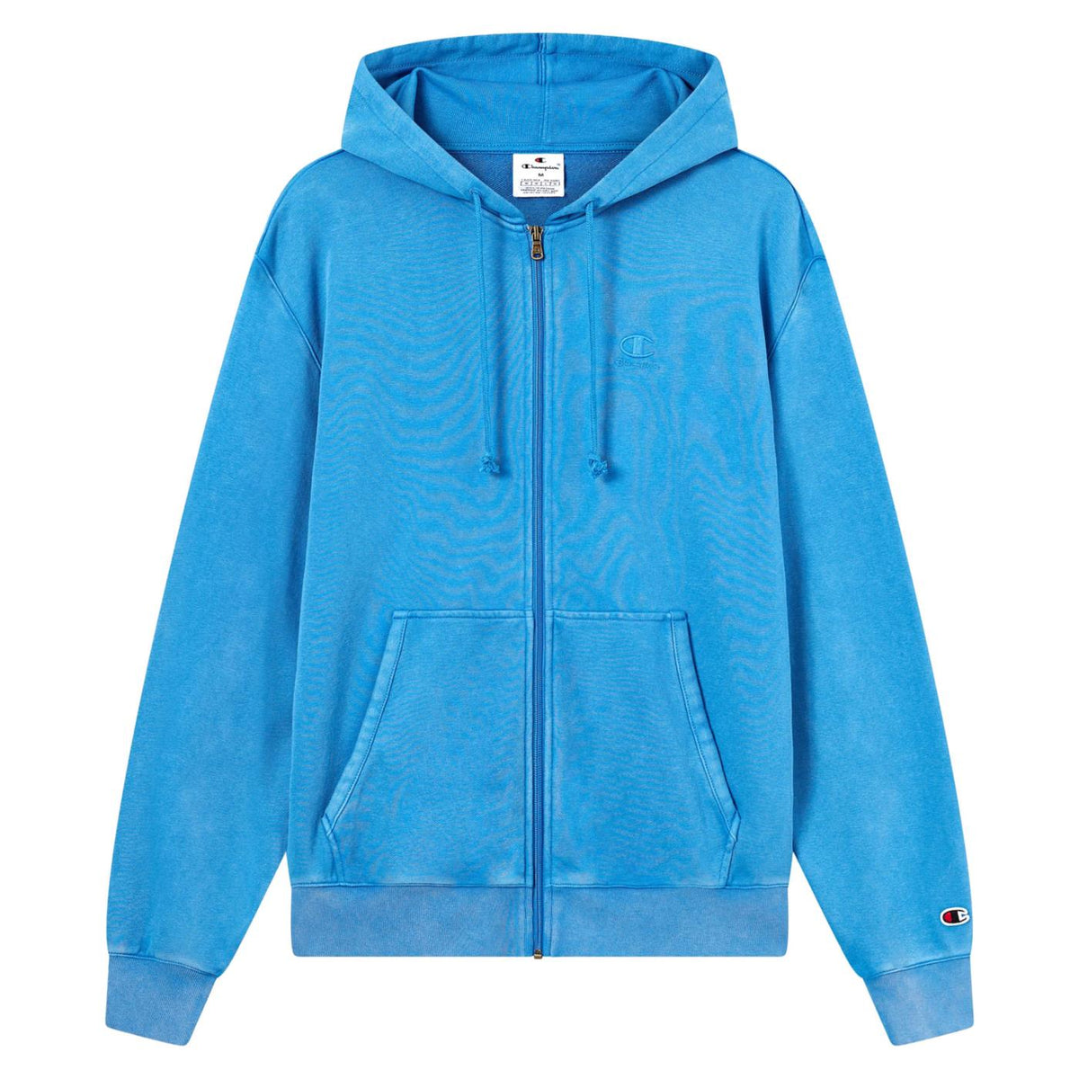 CHAMPION M HOODED FZ SWEATSHIRT - Azzurro - vista 3