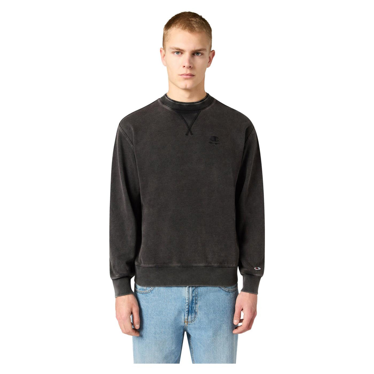 CHAMPION M CREWNECK SWEATSHIRT - Nero - immagine principale