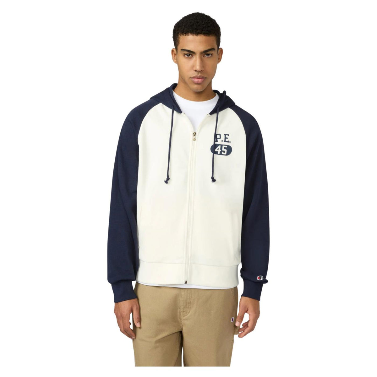 CHAMPION M HOODED FZ SWEATSHIRT