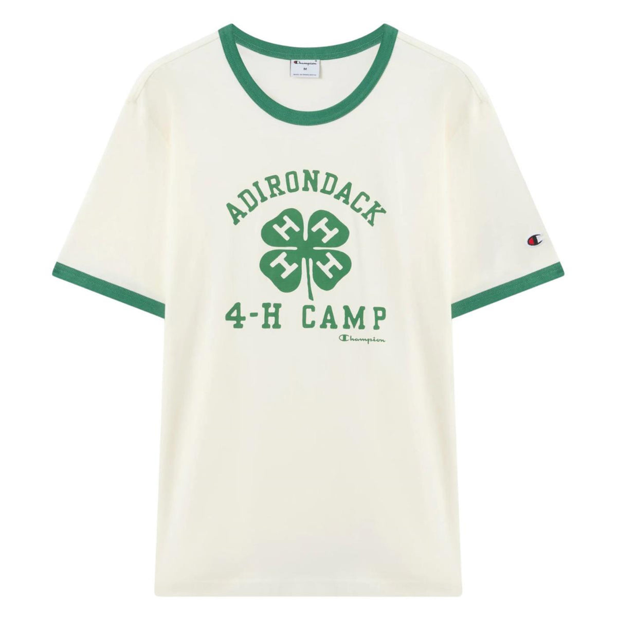 CHAMPION M RINGER T-SHIRT - Bianco - vista 4