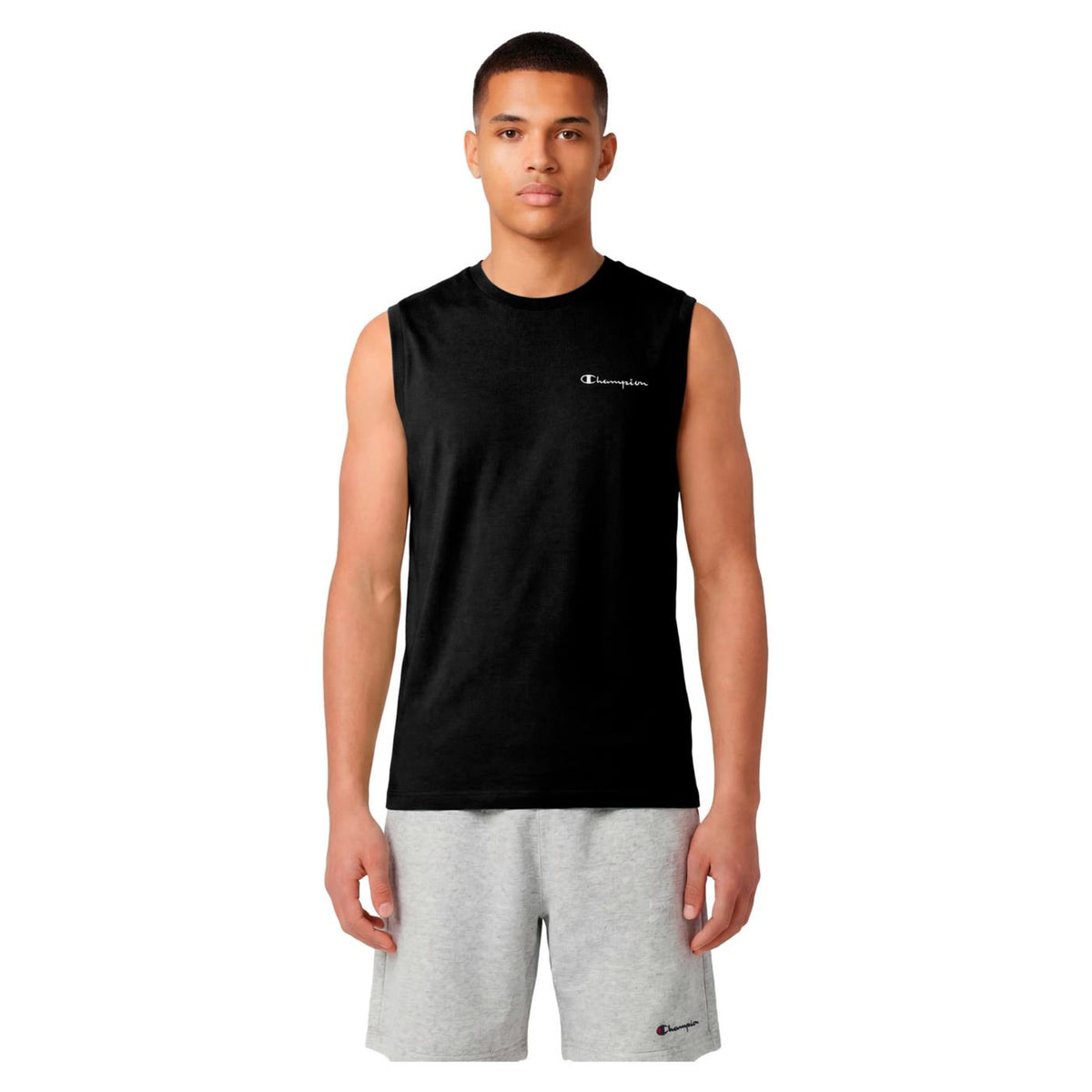 CHAMPION M SLEVELESS TEE - Nero - immagine principale