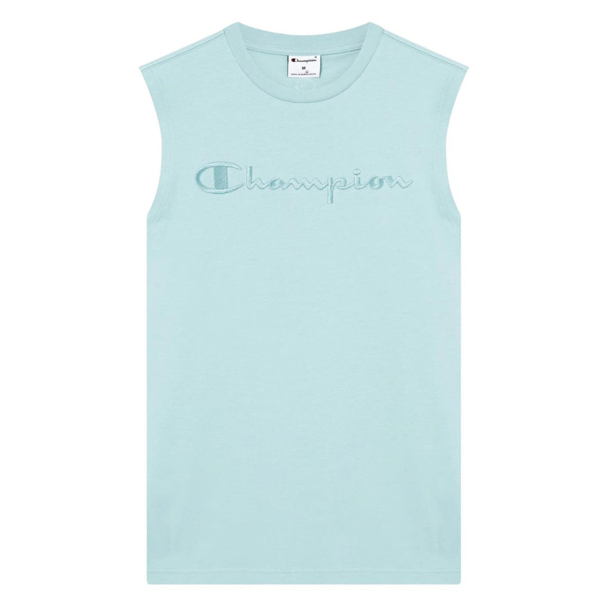 CHAMPION M SLEVELESS TEE - Azzurro - vista 4