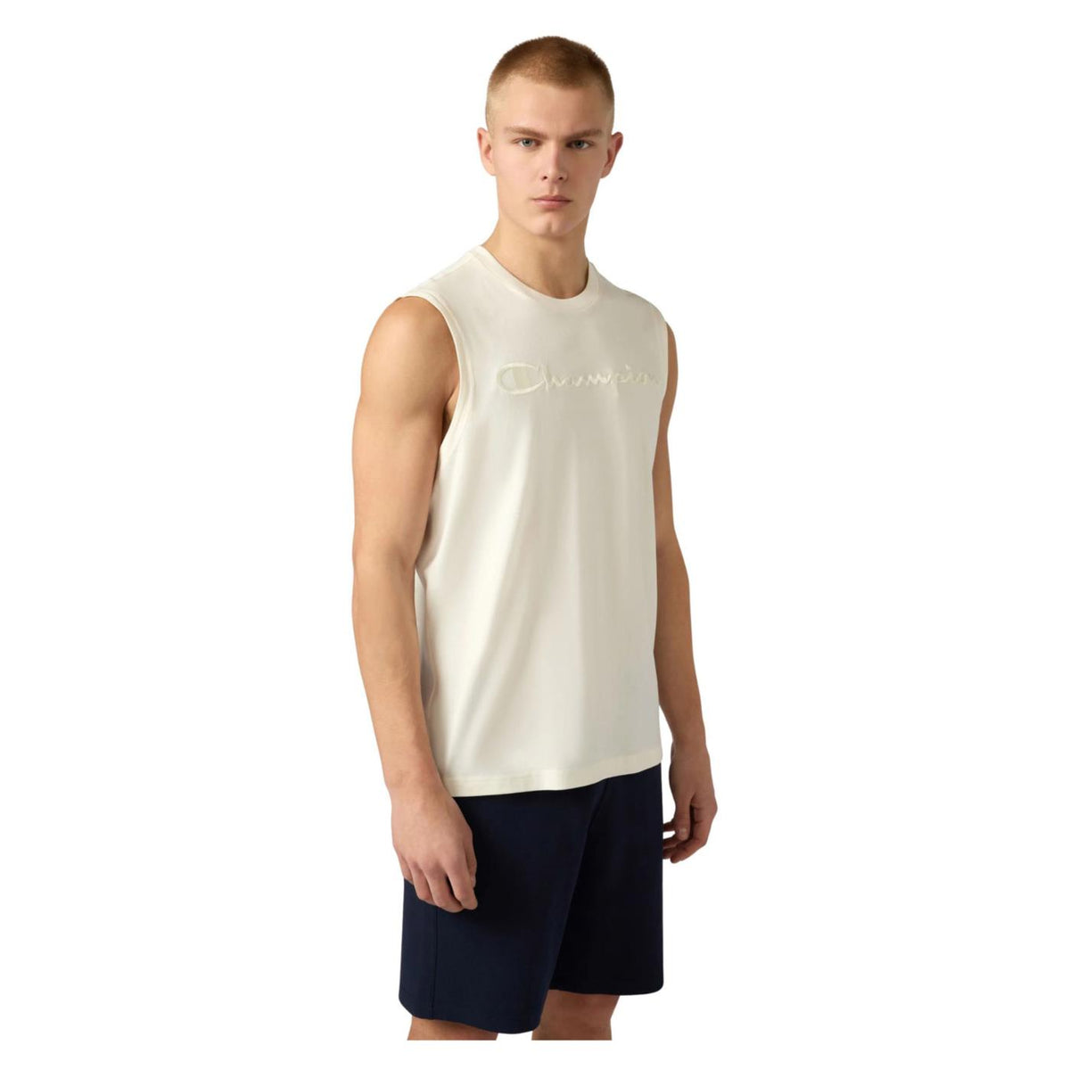 CHAMPION M SLEVELESS TEE - Bianco - immagine principale