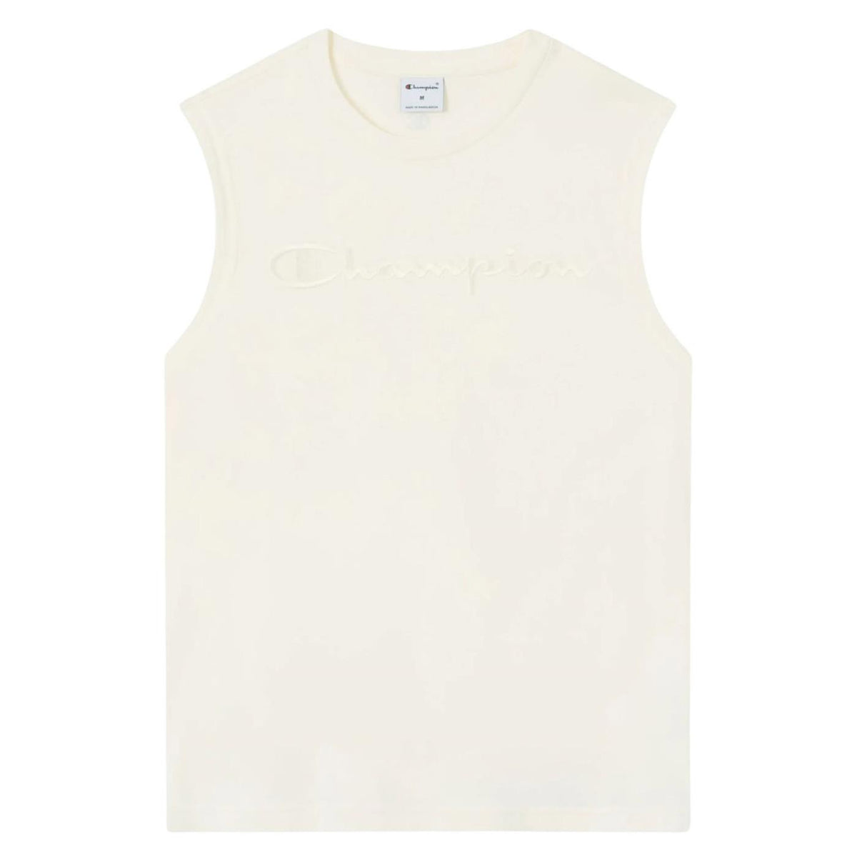 CHAMPION M SLEVELESS TEE - Bianco - vista 4