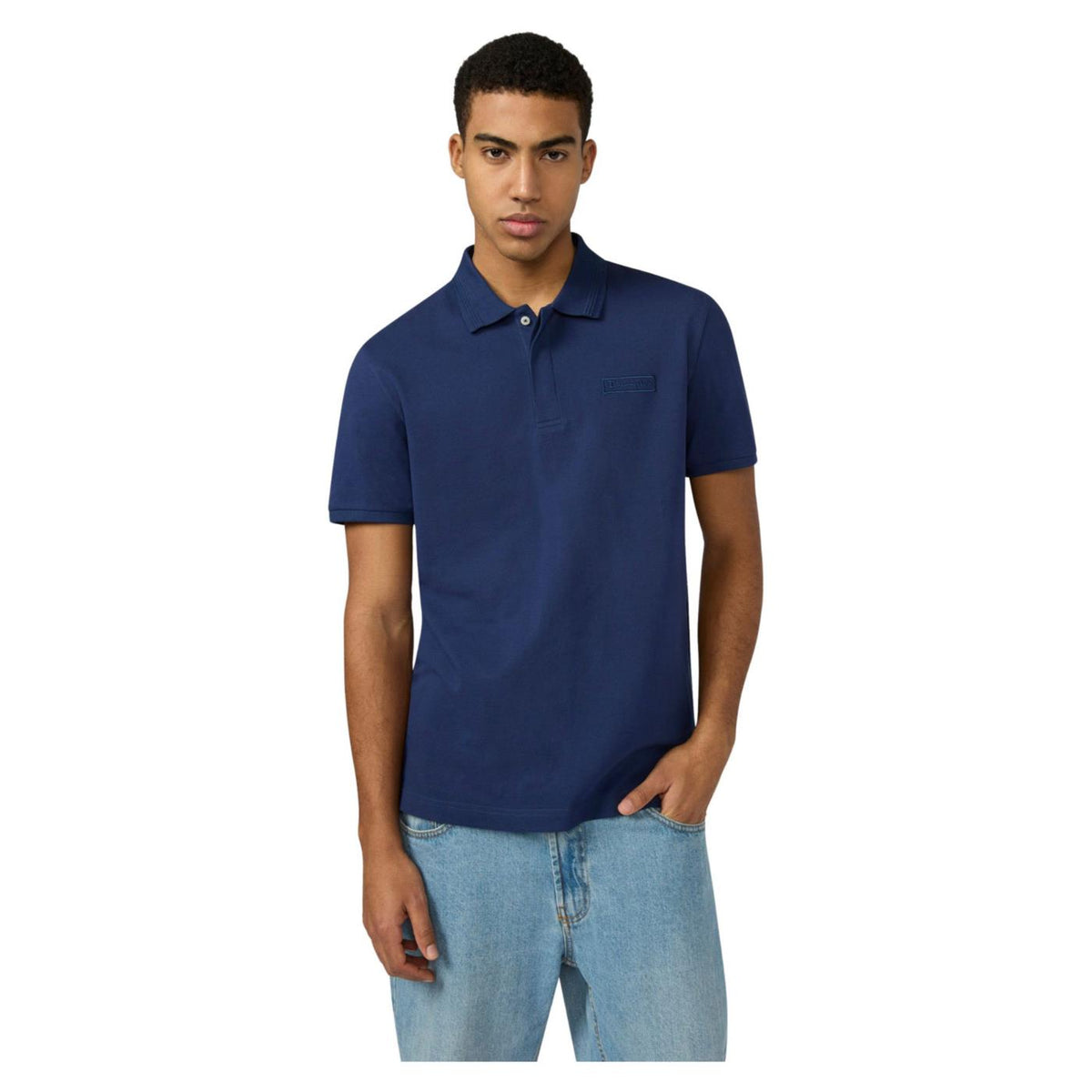 CHAMPION M POLO SHORT SLEEVE - Blu - immagine principale