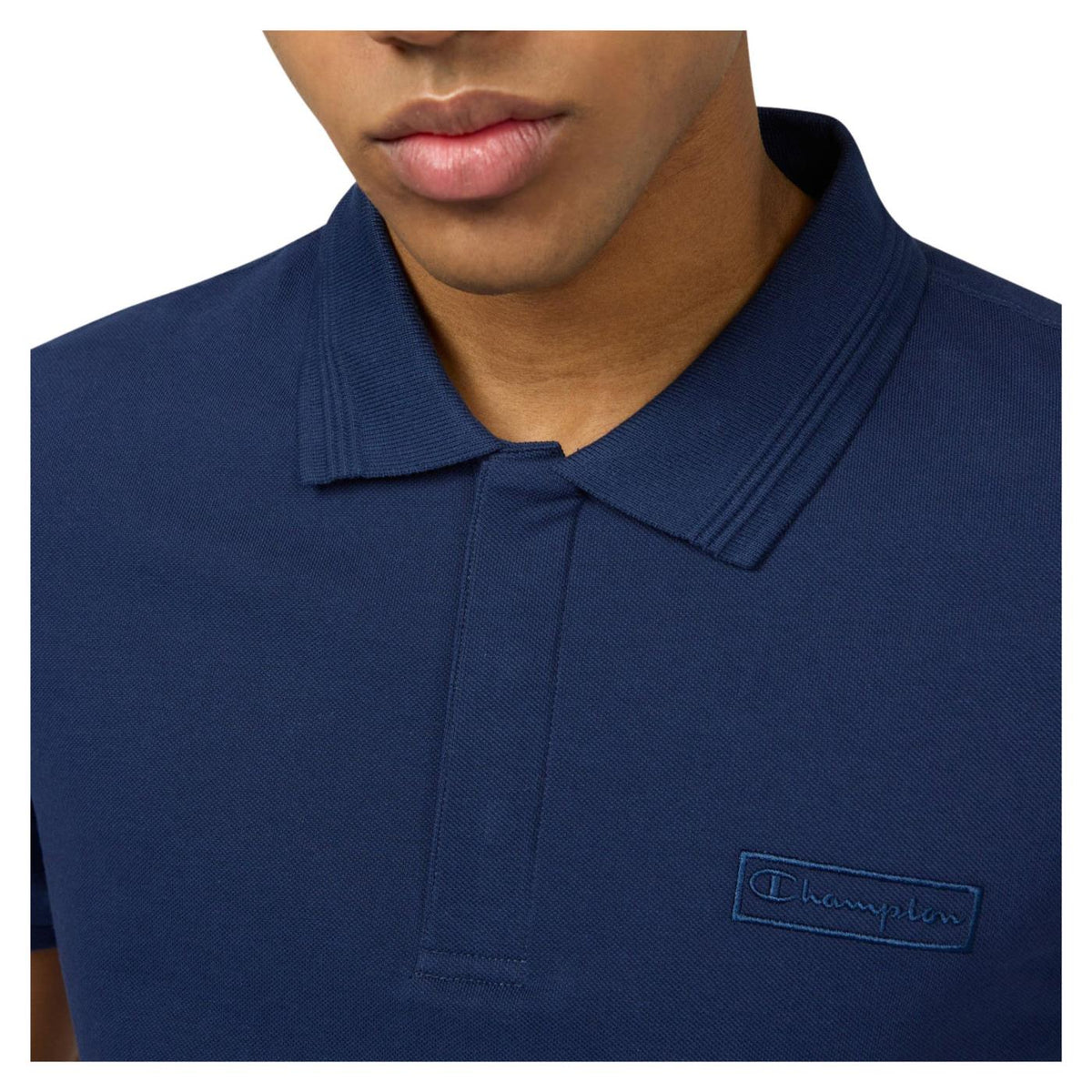 CHAMPION M POLO SHORT SLEEVE - Blu - vista 3