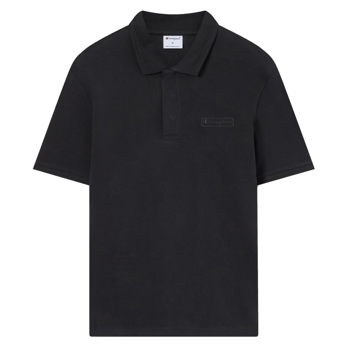 CHAMPION M POLO SHORT SLEEVE - Nero - vista 4
