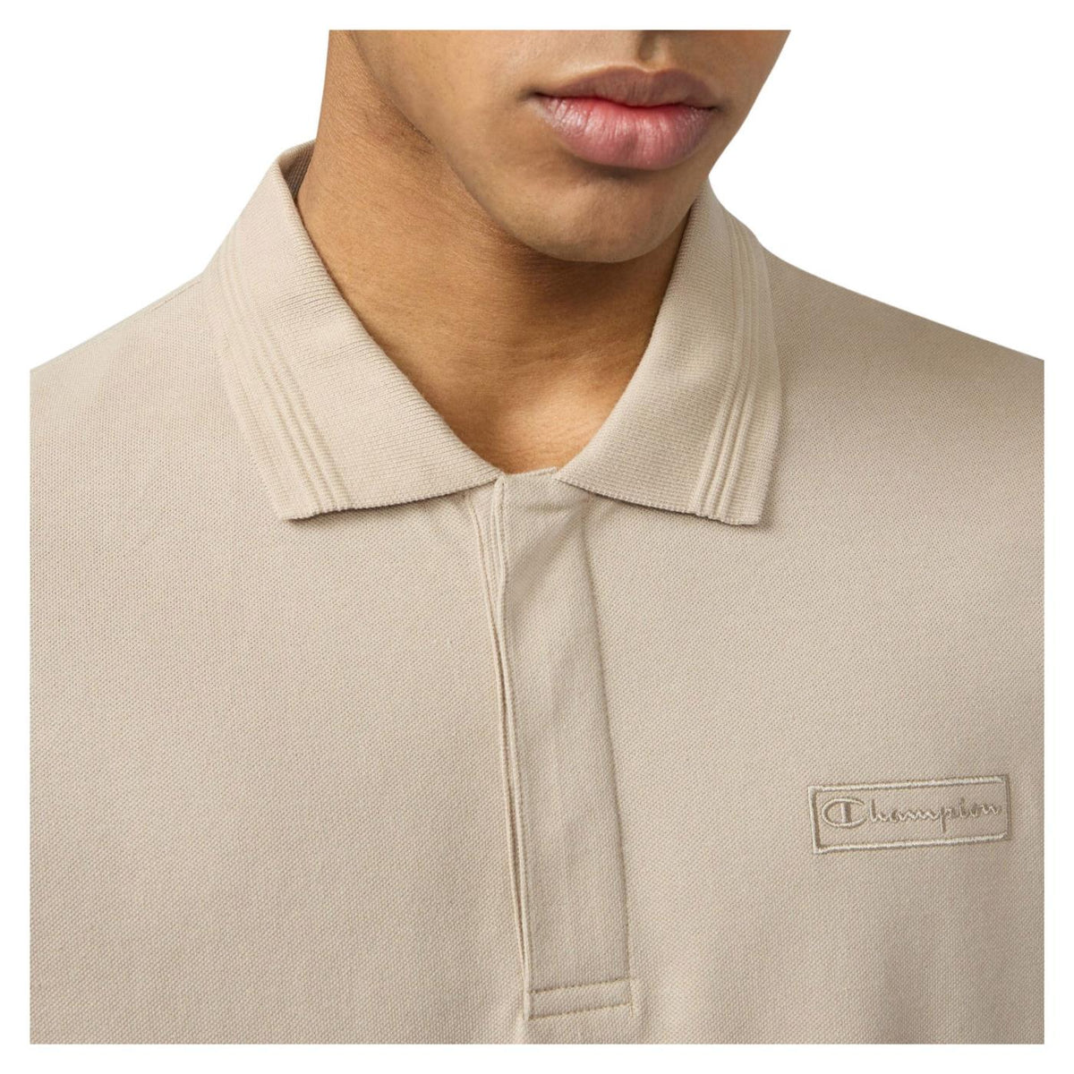 CHAMPION M POLO SHORT SLEEVE - Beige - vista 3