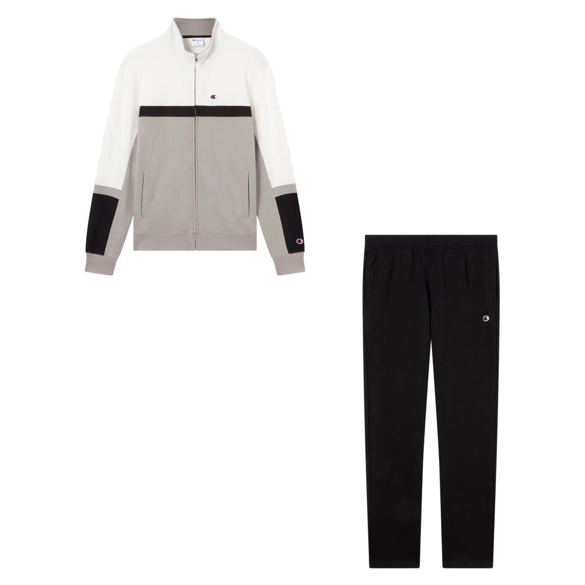 CHAMPION M FULL ZIP SWEATSUIT - Grigio chiaro - vista 3