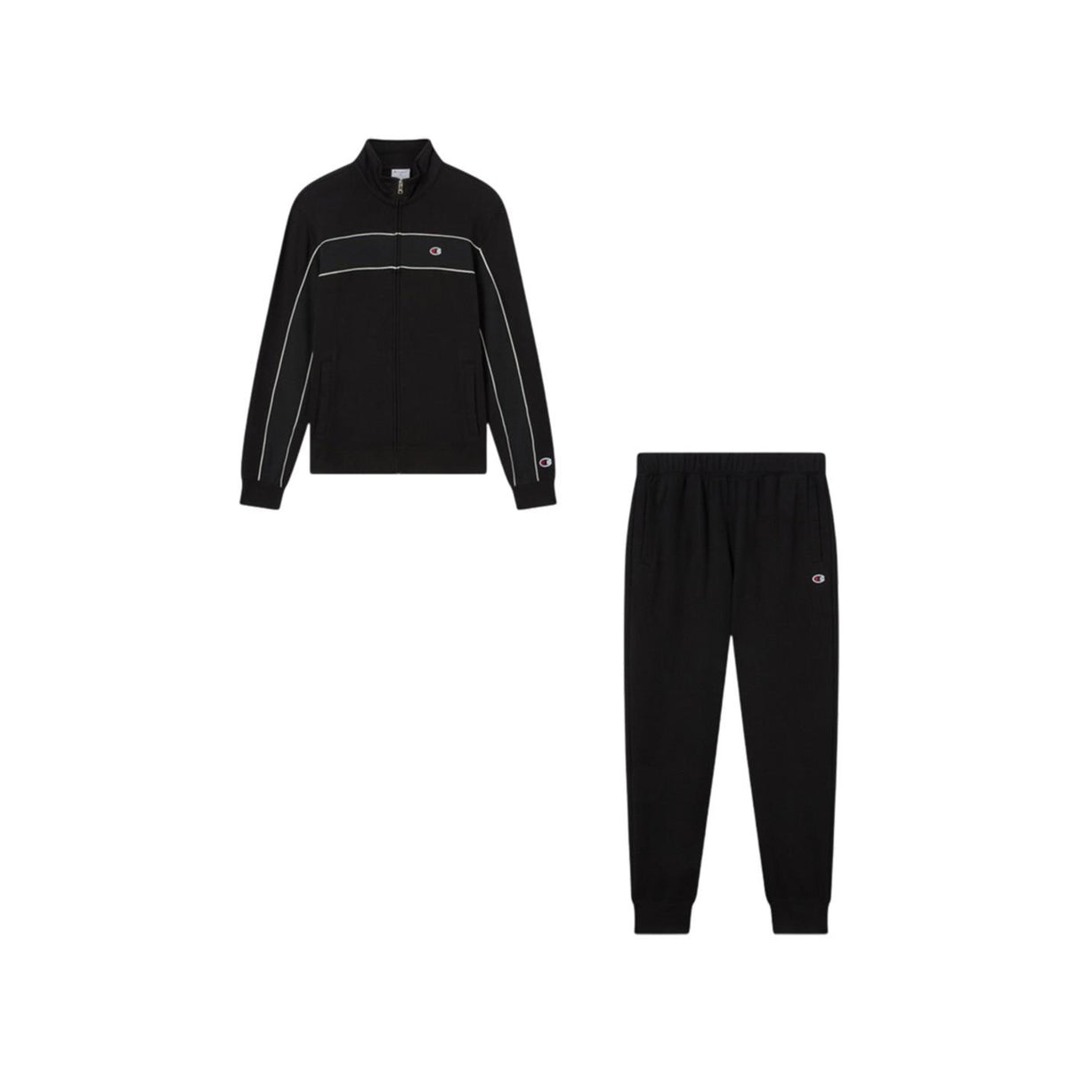 CHAMPION M FULL ZIP SWEATSHIRT - Nero - vista 3
