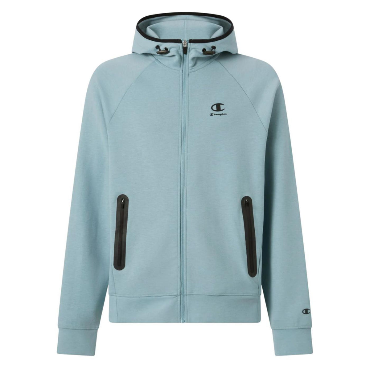 CHAMPION M HOODED FZ SWEATSHIRT - Azzurro - vista 4