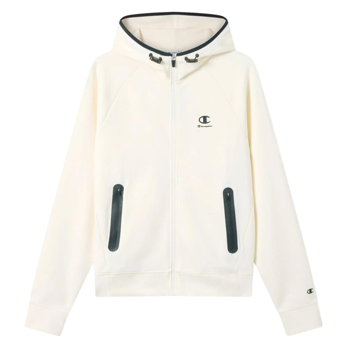 CHAMPION M HOODED FZ SWEATSHIRT - Beige - vista 4