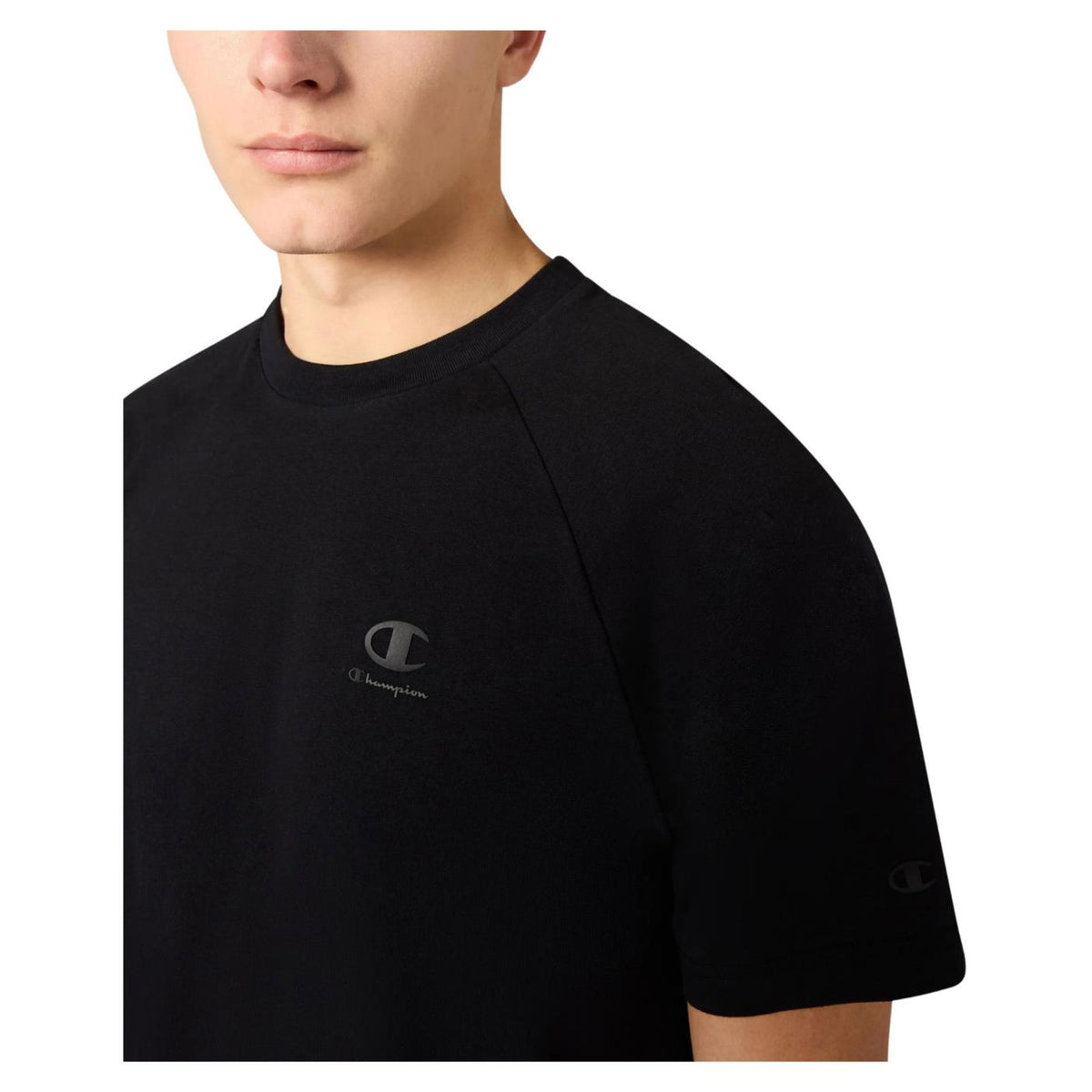CHAMPION M SHORT SLEEVE TEE - Nero - vista 3