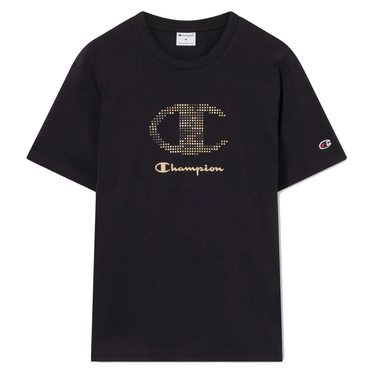 CHAMPION M CREWNECK T-SHIRT - Nero - vista 4