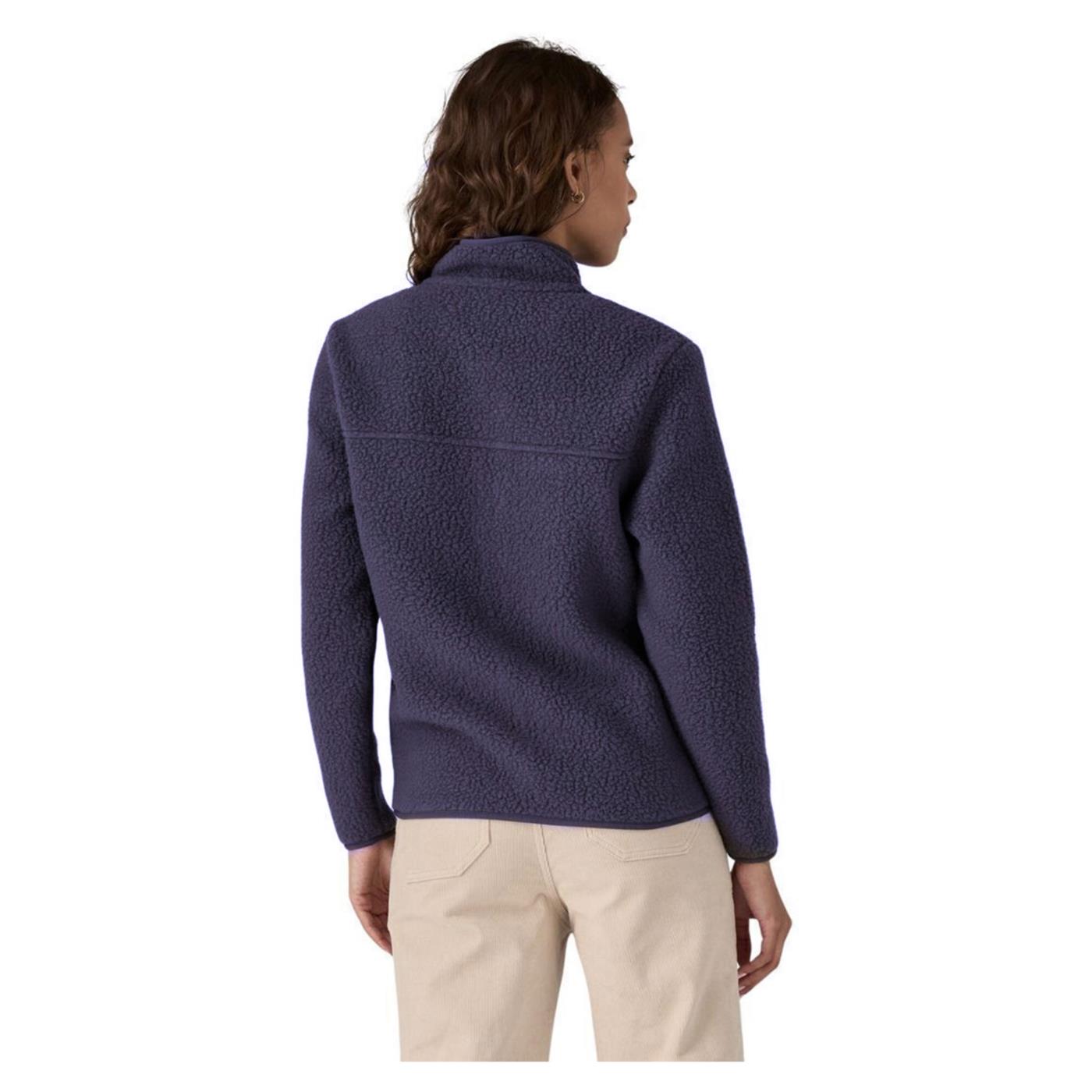 PATAGONIA WOMAN RETRO PILE JACKET - Blu - vista 3