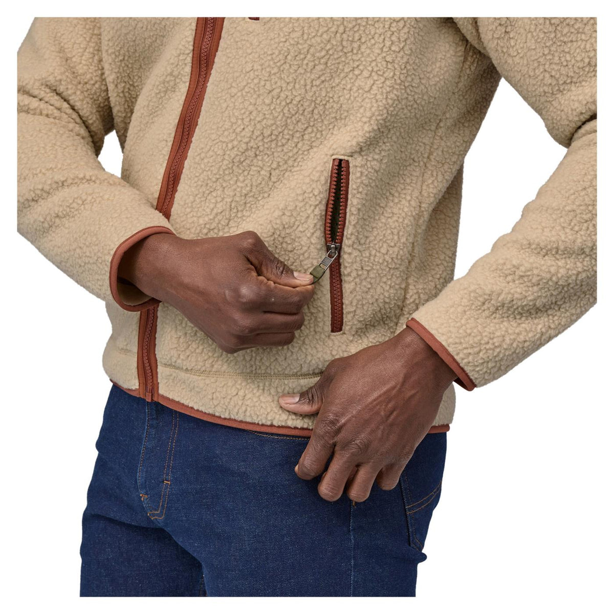 PATAGONIA RETRO PILE JACKET - Beige - vista 4