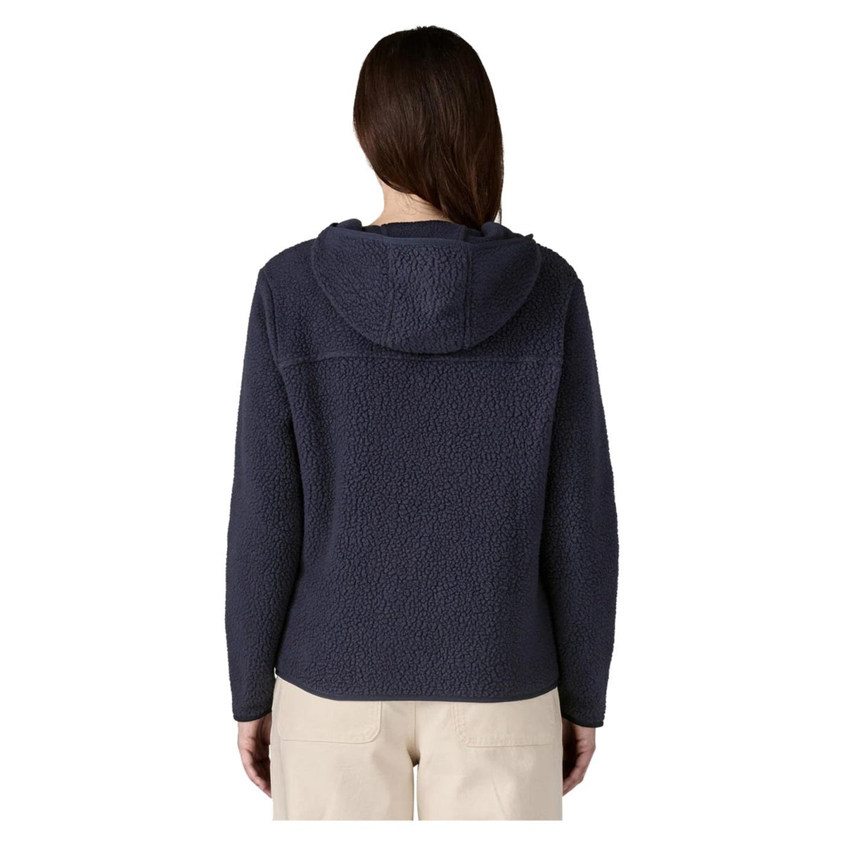 PATAGONIA WOMAN RETRO PILE HOODY - Blu - vista 3