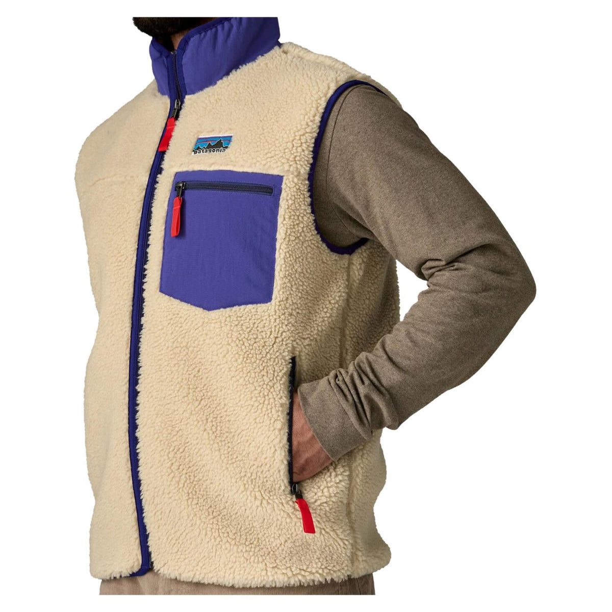 PATAGONIA CLASSIC RETRO-X VEST - Beige - vista 5