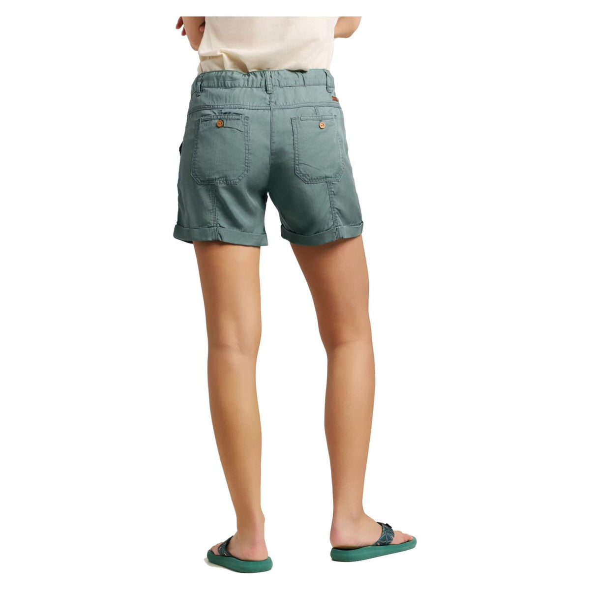 PROTEST RUE SHORTS - Verde - vista 2