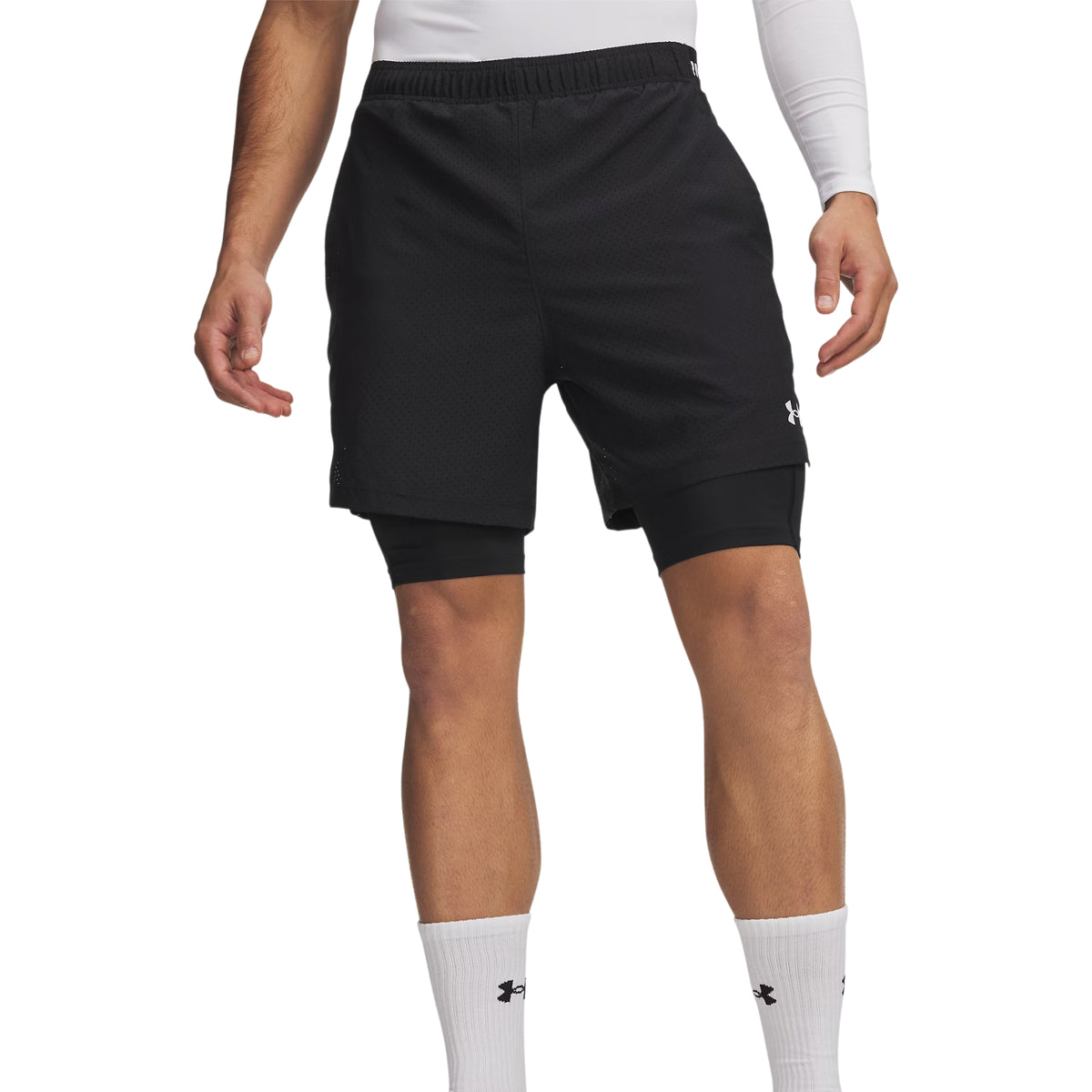 UNDER ARMOUR VANISH WOVEN SHORT 2IN1 - Nero - immagine principale
