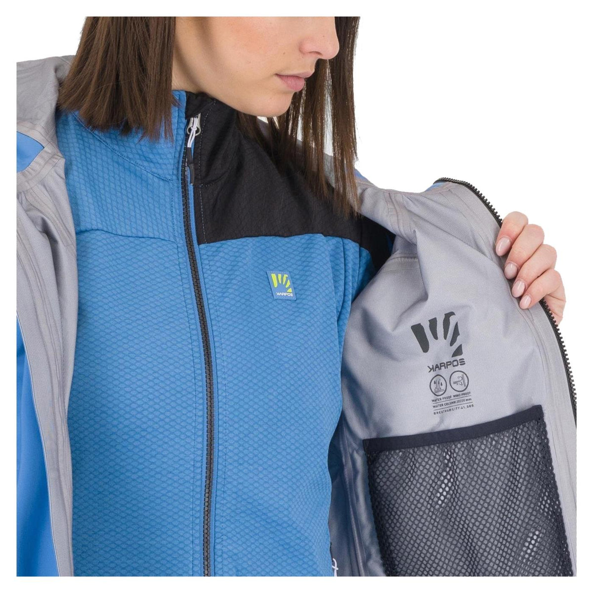 KARPOS STORM EVO W JACKET - Azzurro - vista 5