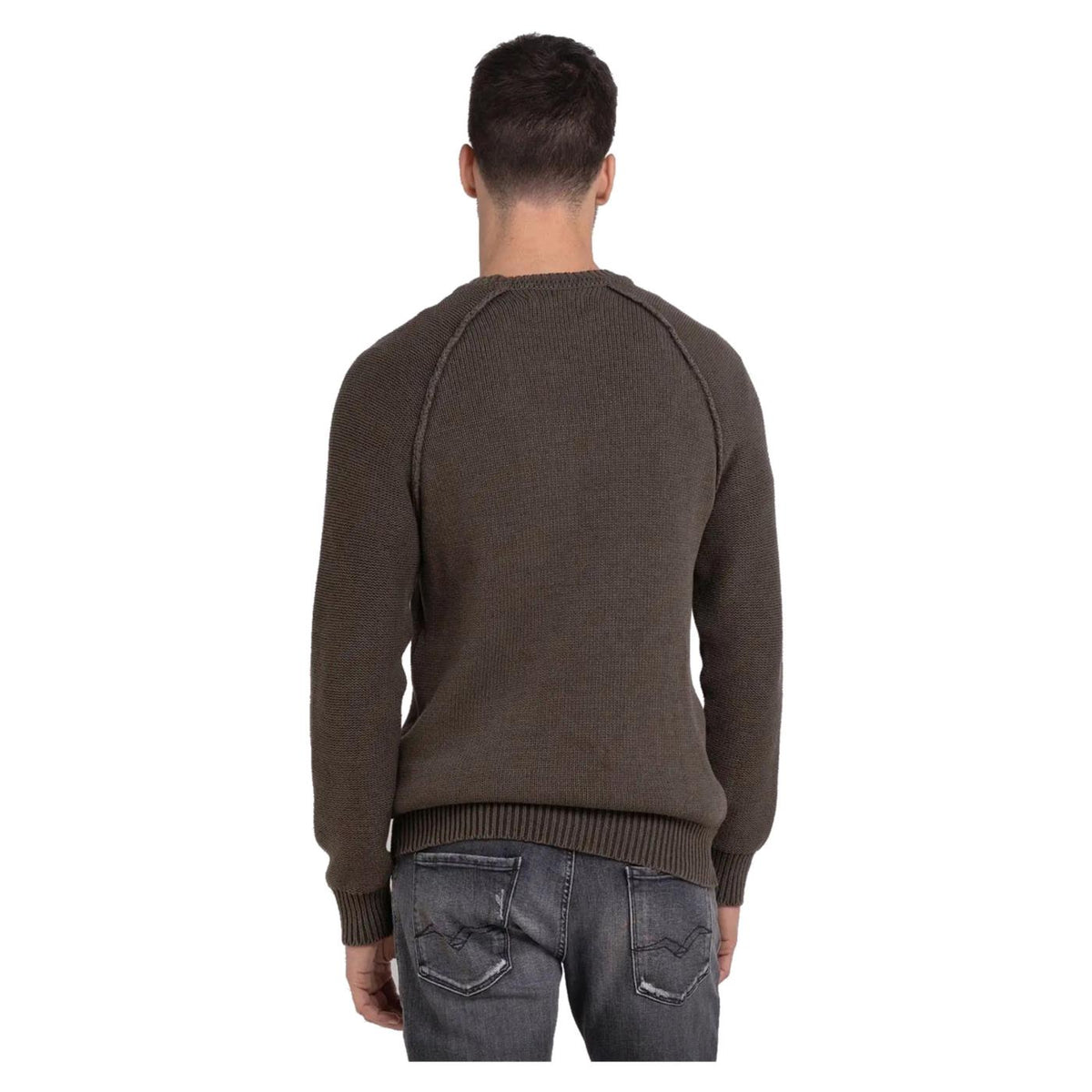 REPLAY MAGLIONE UOMO - Marrone scuro - vista 2