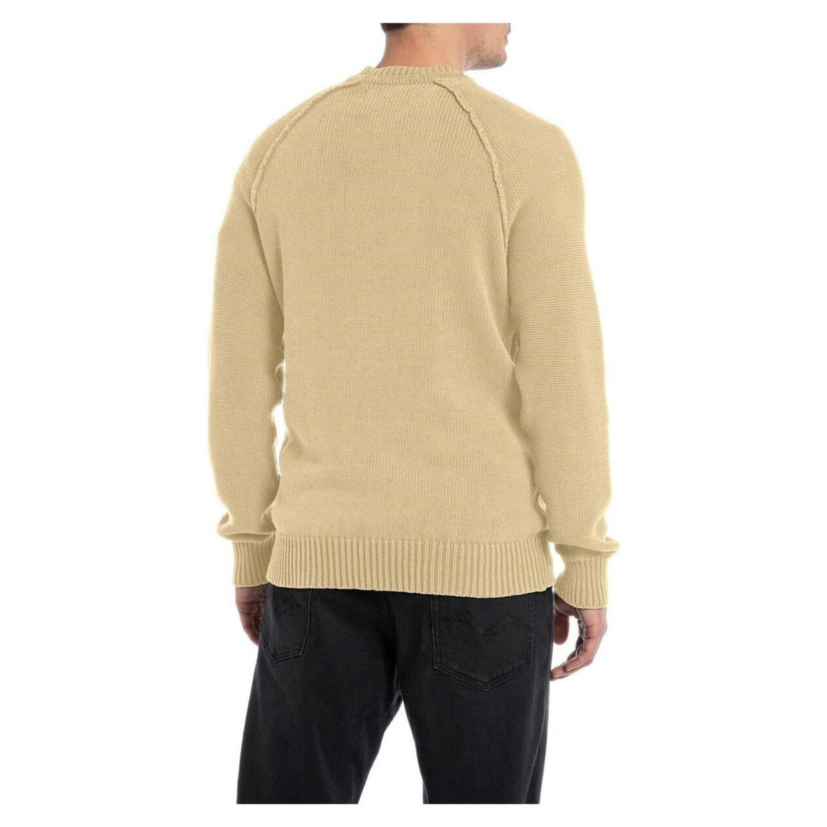 REPLAY MAGLIONE UOMO - Beige - vista 2
