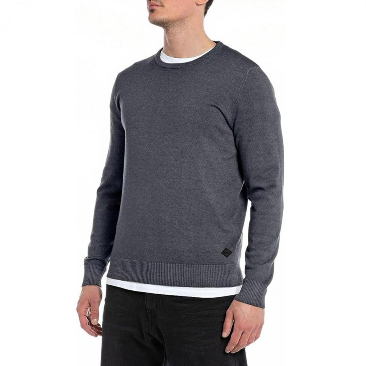 REPLAY MAGLIONE UOMO - Grigio scuro - immagine principale