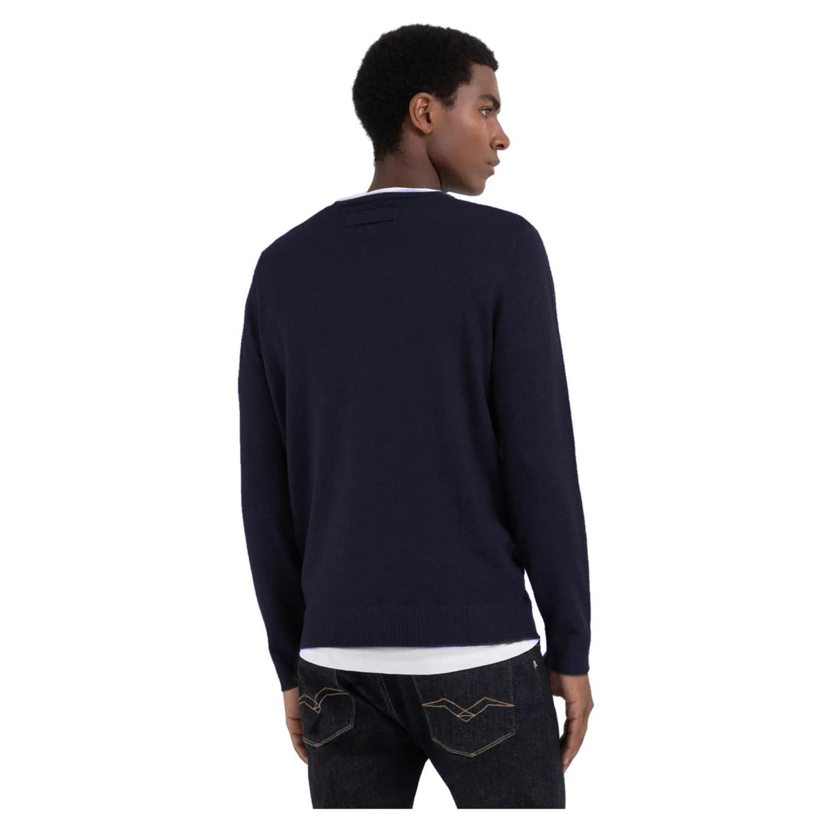 REPLAY MAGLIONE UOMO - Blu - vista 2