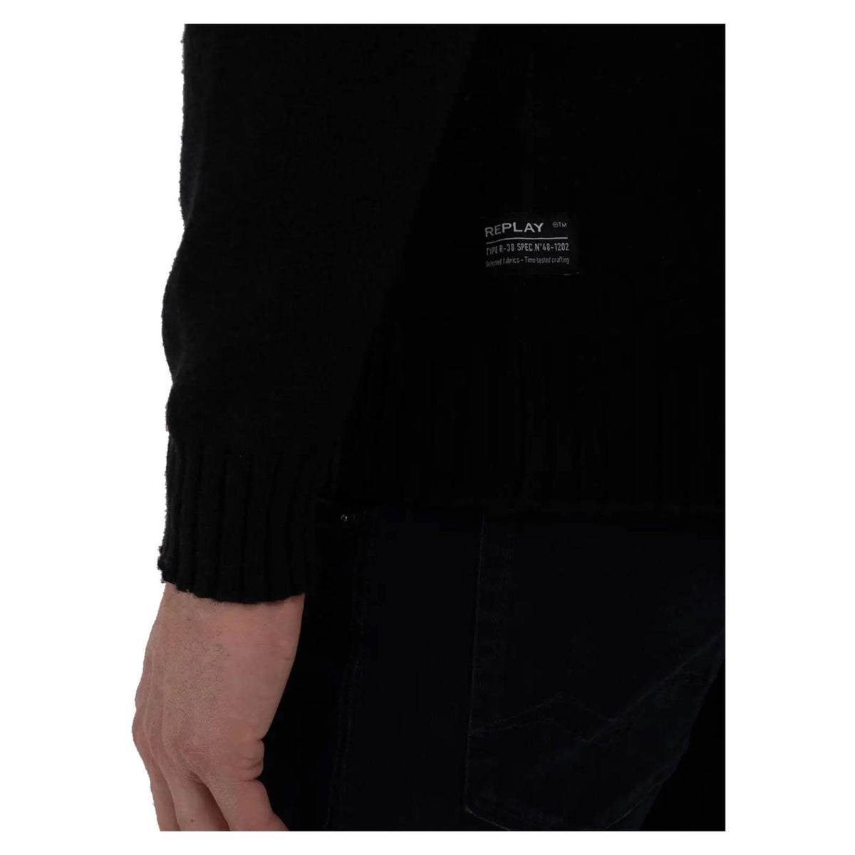 REPLAY MAGLIONE UOMO - Nero - vista 5