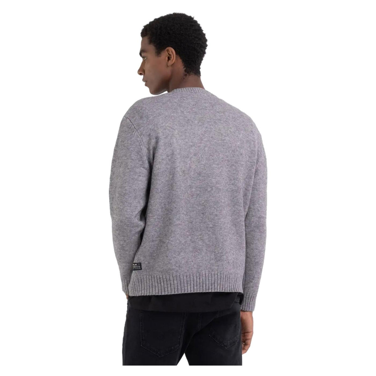 REPLAY MAGLIONE UOMO - Grigio chiaro - vista 2