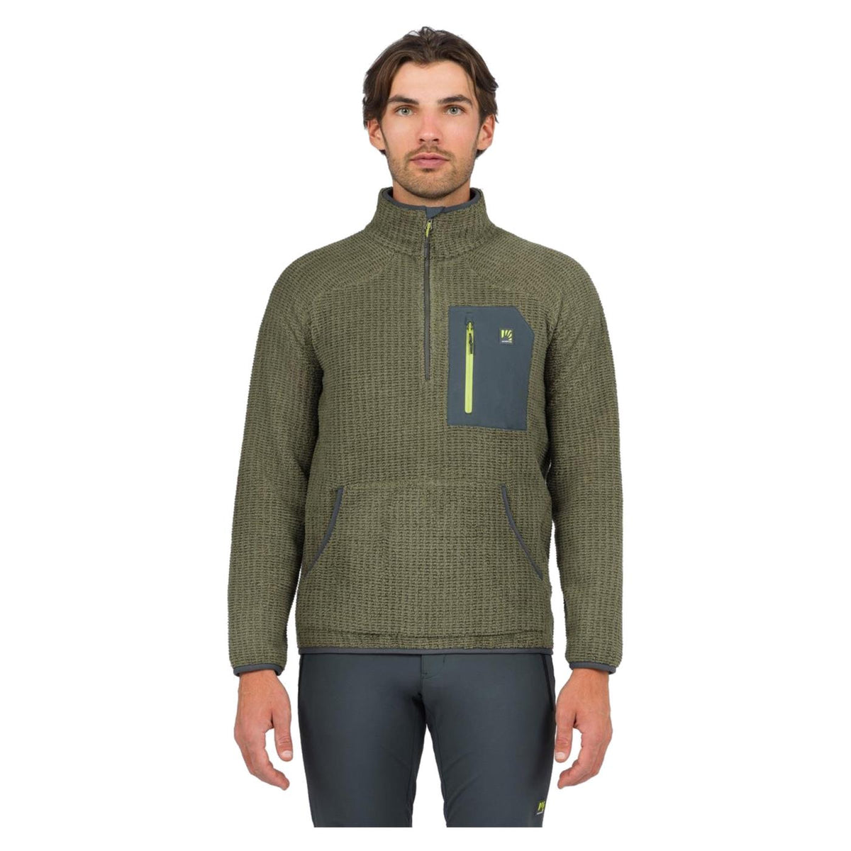 KARPOS ROCCHETTA HALF ZIP FLEECE - Verde - immagine principale