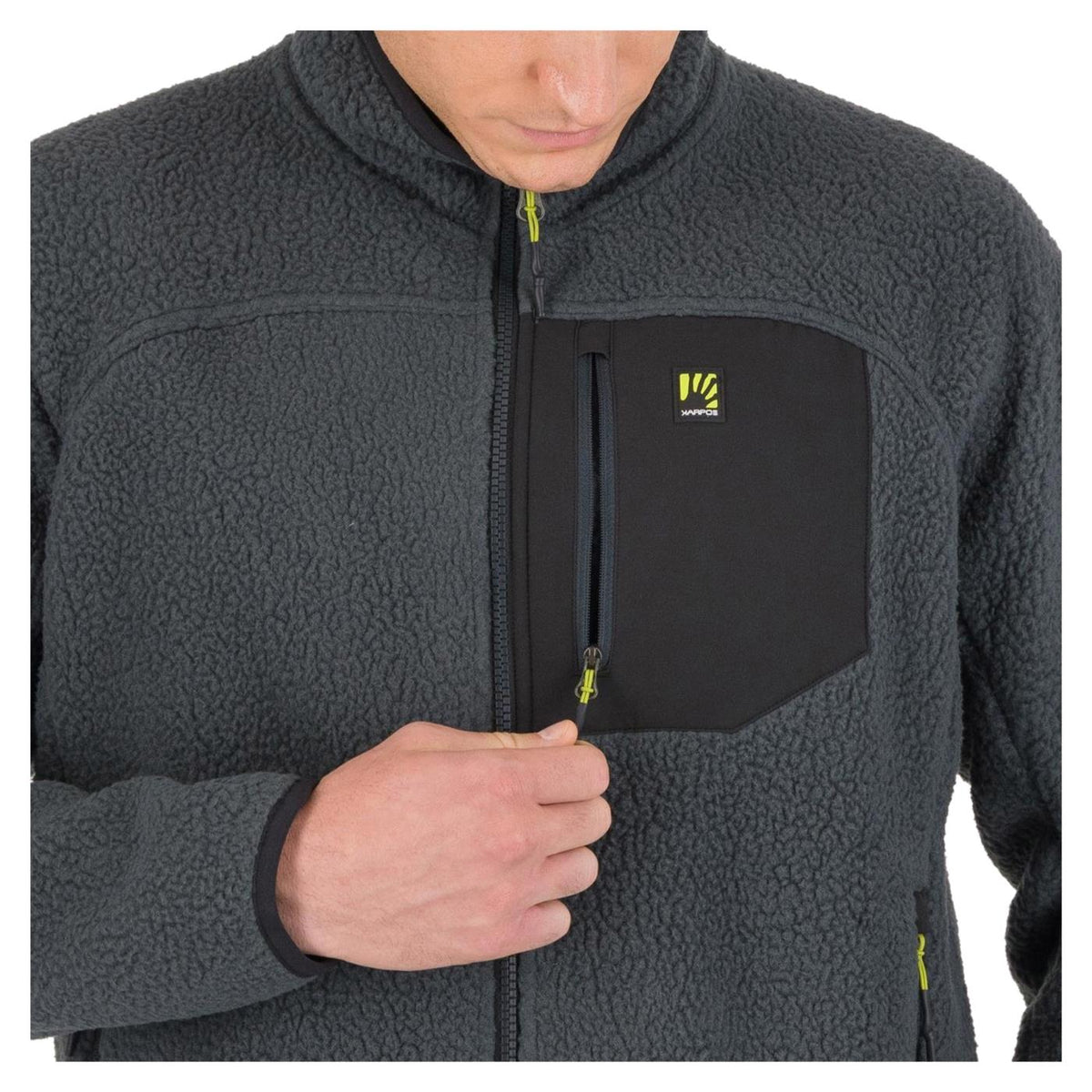 KARPOS MOIAZZA RETRO' FLEECE - Grigio scuro - vista 3