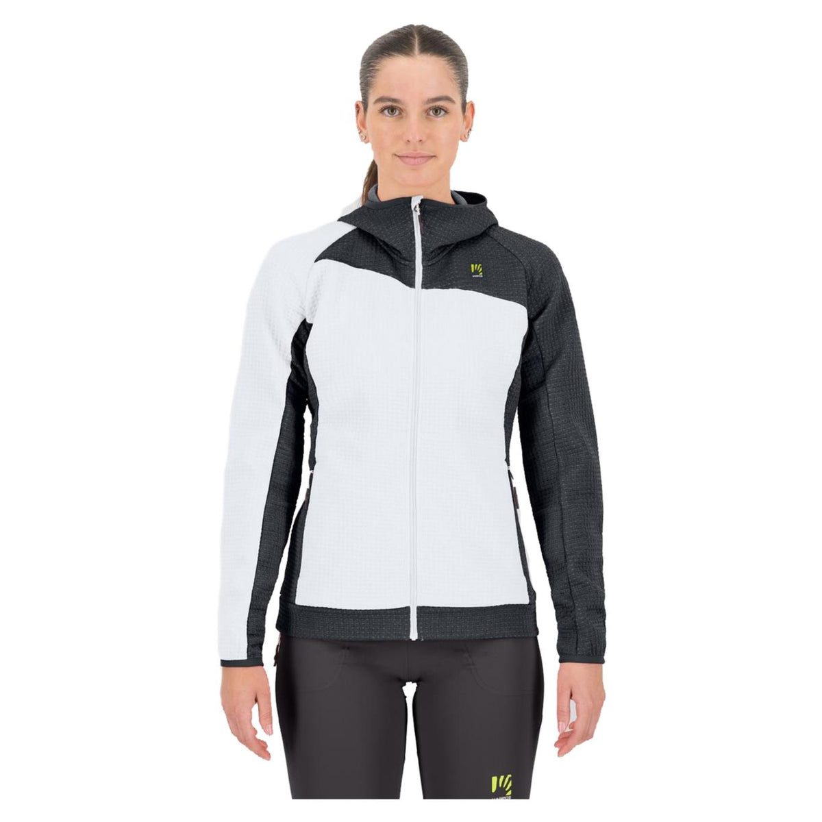 KARPOS AVERAU W FULL-ZIP HOODIE - C1-nero - immagine principale