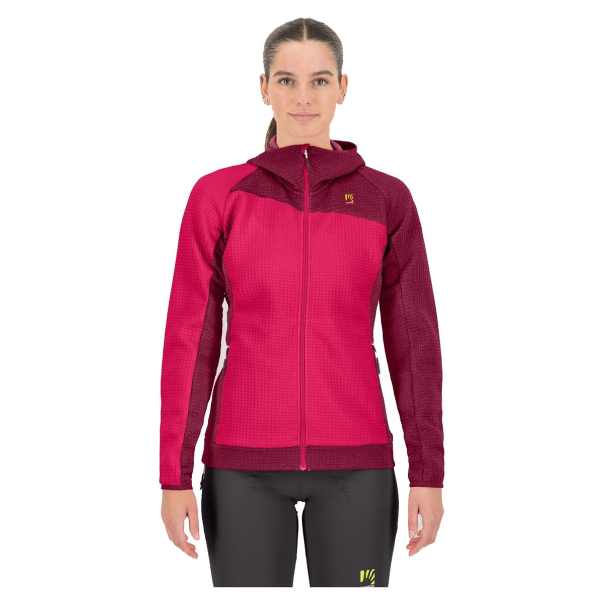 KARPOS AVERAU W FULL-ZIP HOODIE - C1-fucsia - immagine principale