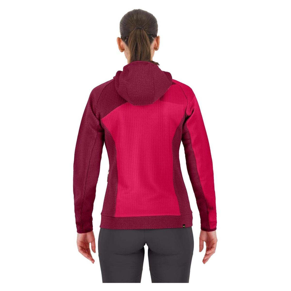 KARPOS AVERAU W FULL-ZIP HOODIE - C1-fucsia - vista 2