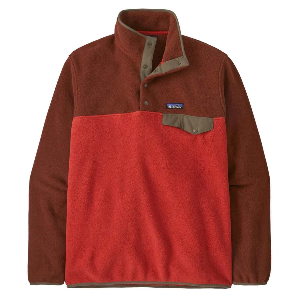 PATAGONIA LW SYNCHILLA SNAP-T PO - Bordeaux - immagine principale