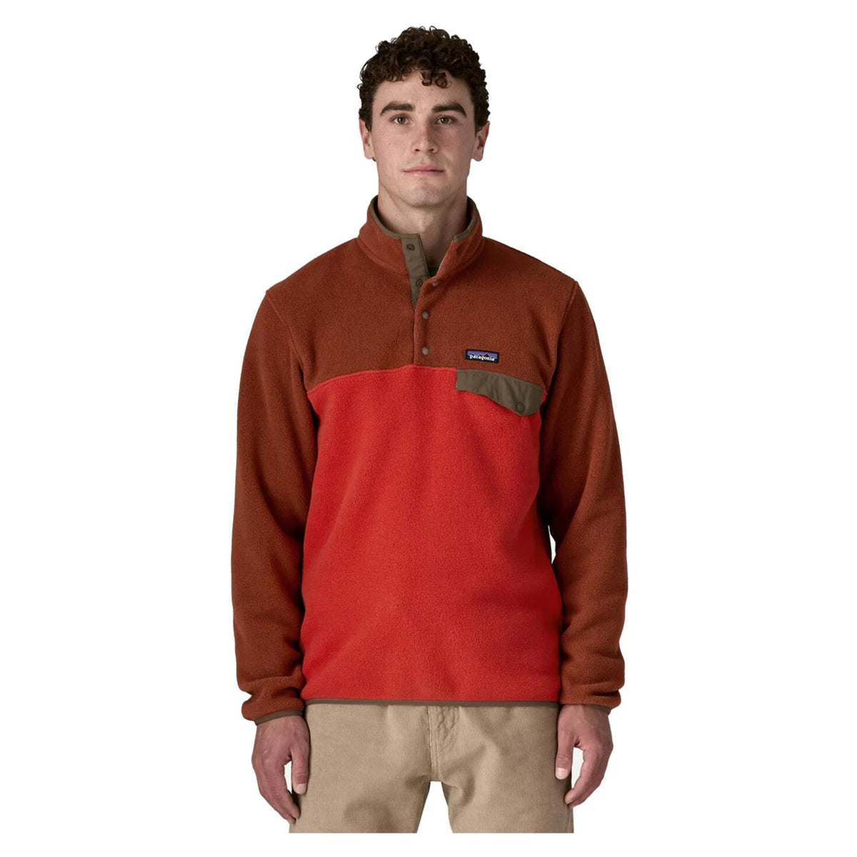 PATAGONIA LW SYNCHILLA SNAP-T PO - Bordeaux - vista 2