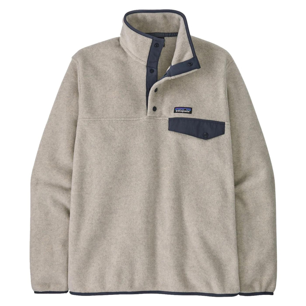 PATAGONIA LW SYNCHILLA SNAP-T PO - Grigio chiaro - immagine principale