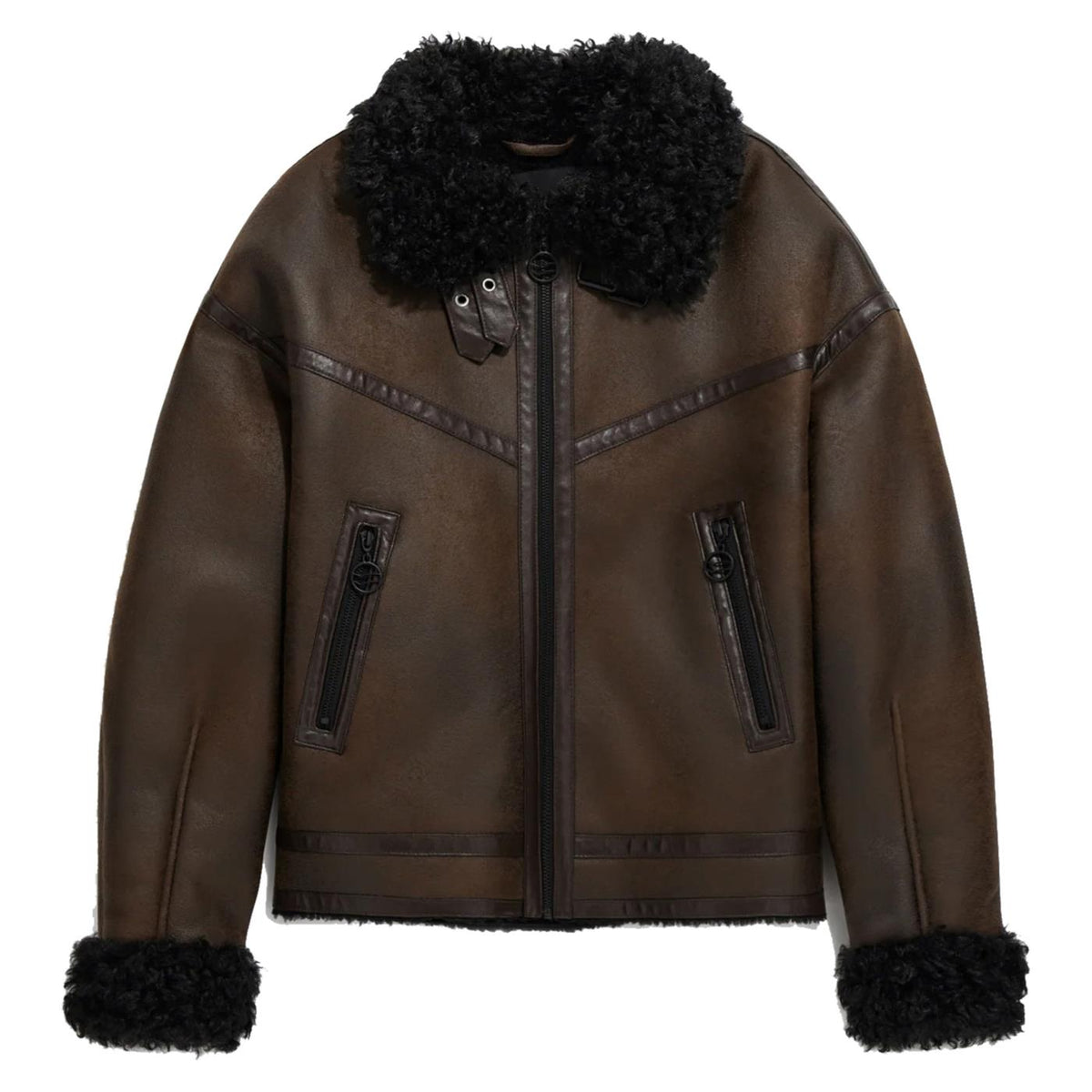 GAS MYLA W FAUX FUR SHEARLING