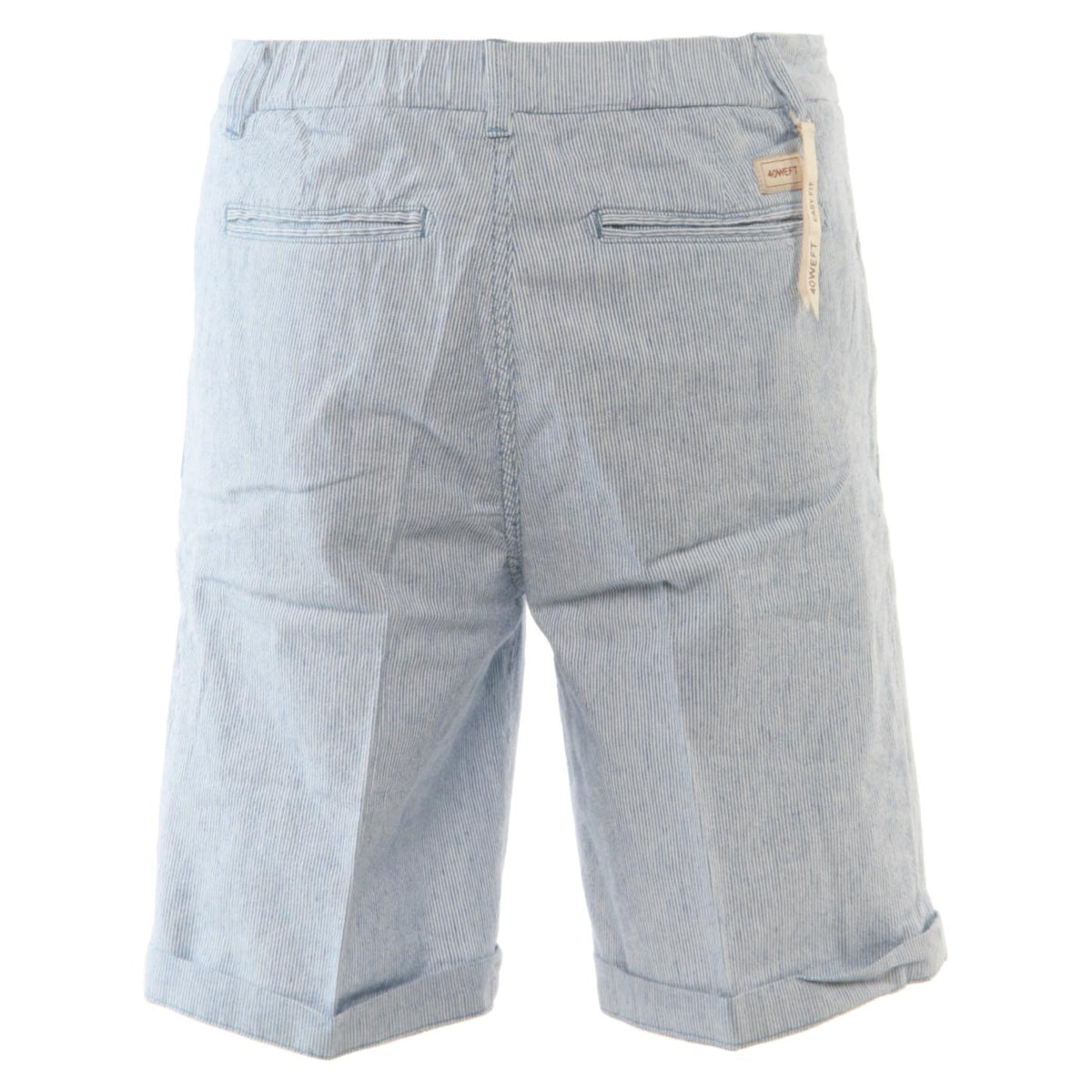 40 WEFT JOECBE BERMUDA CHINO - Azzurro - vista 2