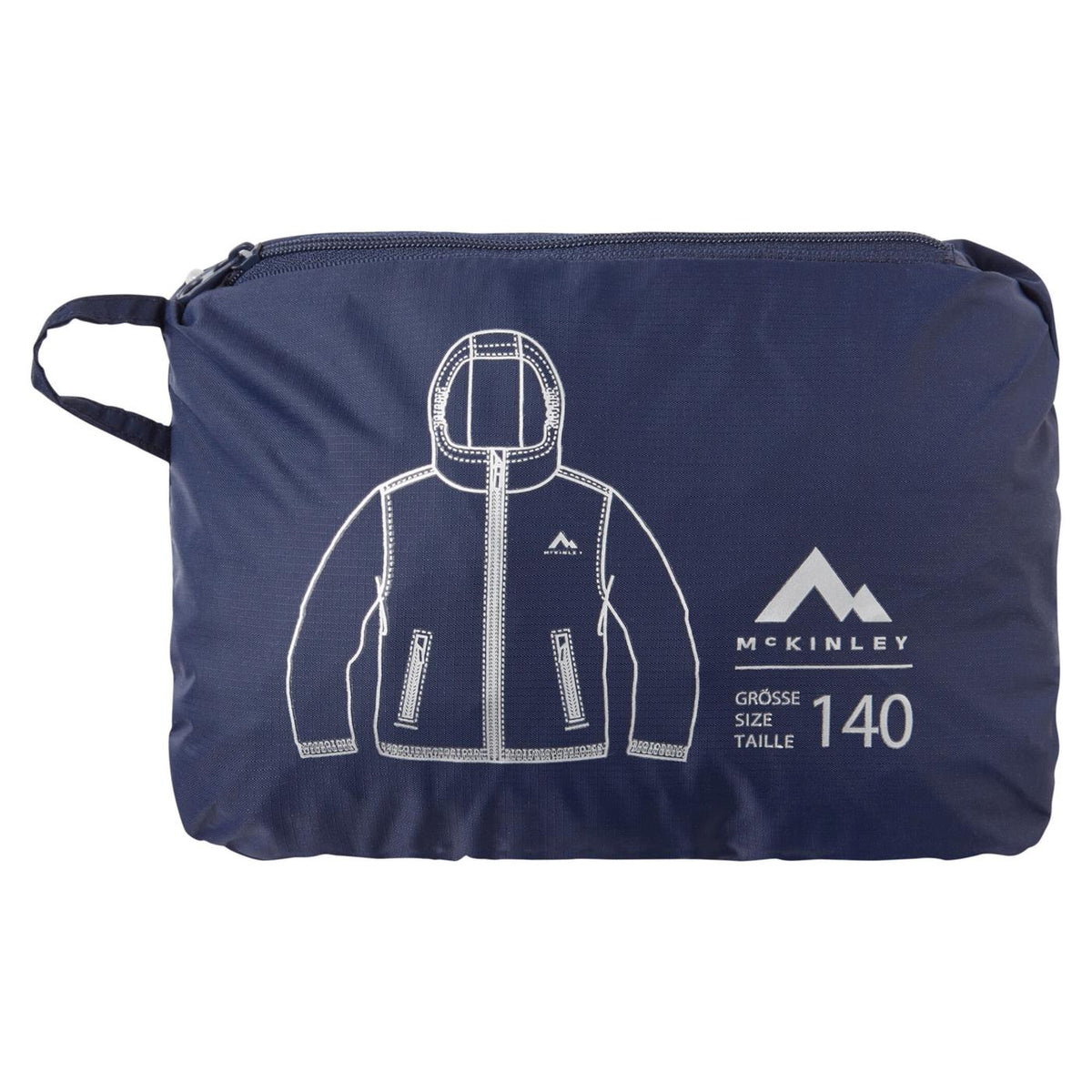 MC KINLEY RAINWEAR JACKET JUNIOR - Blu - vista 3