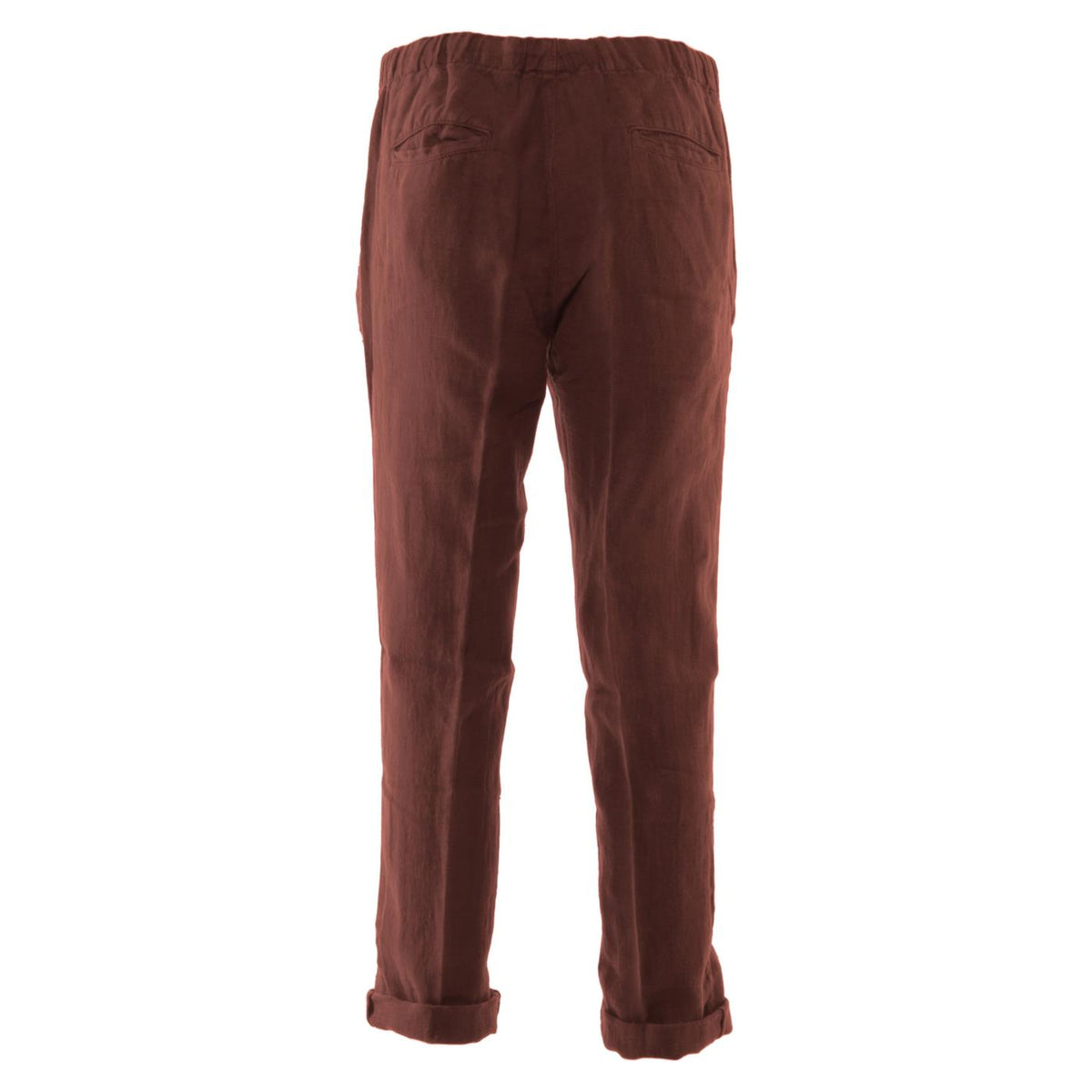 40 WEFT ANNA W PANTALONE IN LINO - Marrone scuro - vista 2