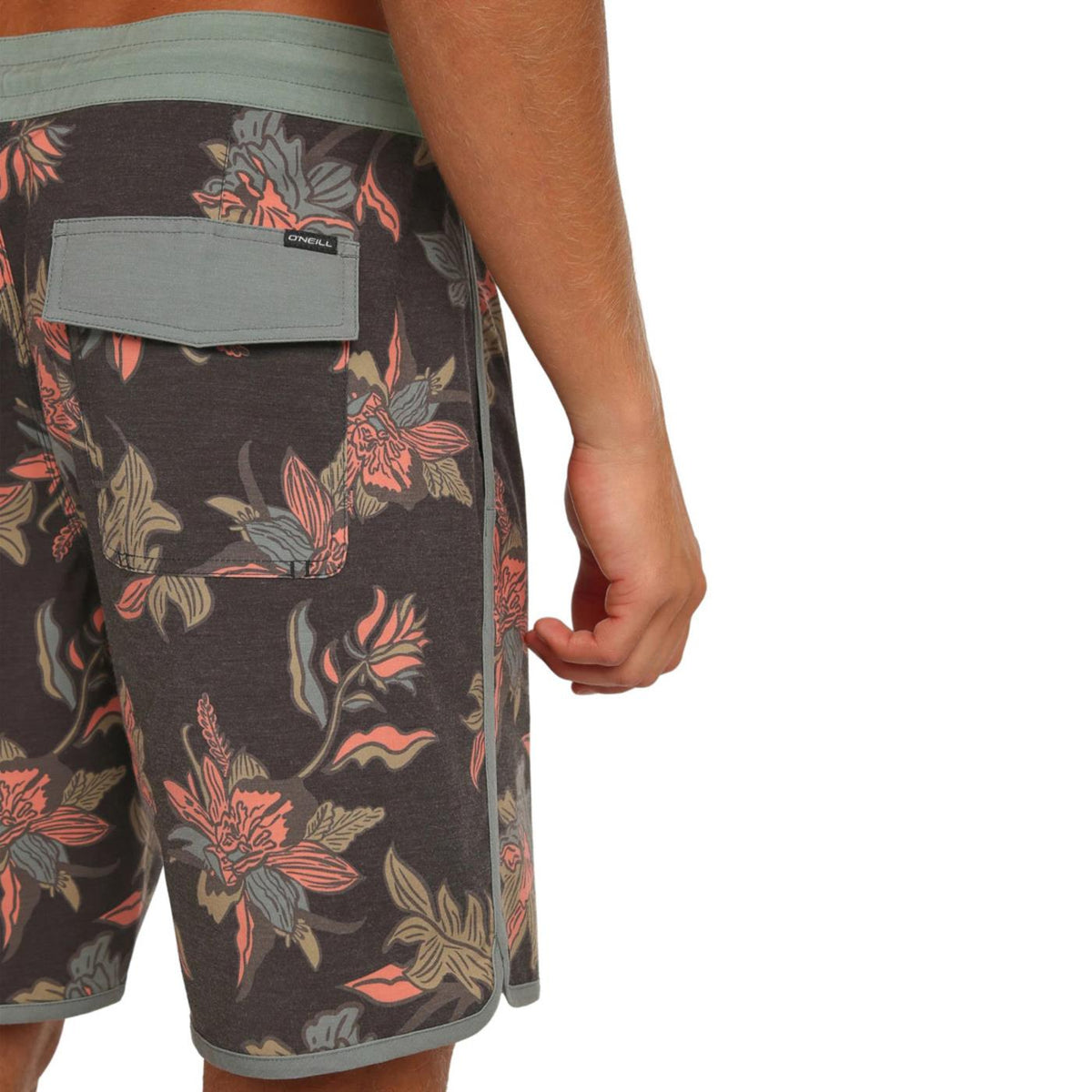 O'NEILL CRUZER SCALLOP BOARDSHORT - Grigio scuro - vista 3
