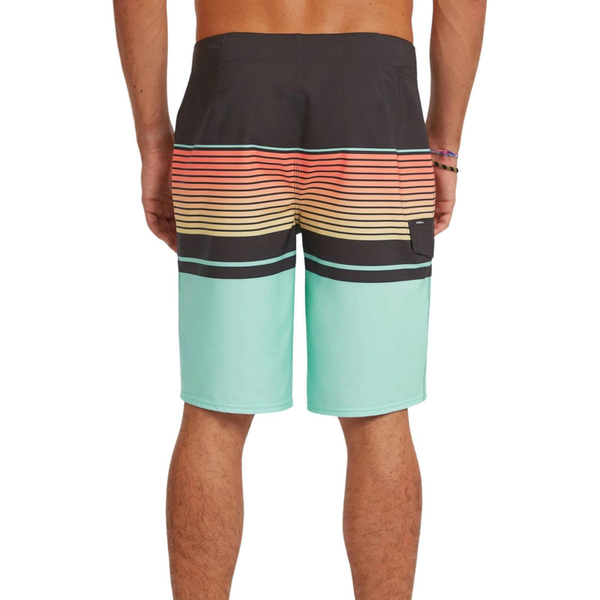 O'NEILL LENNOX STRIPE BOARDSHORT - Nero - vista 2